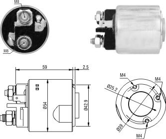 Hoffer 46295 - Elettromagnete, Motore d'avviamento autozon.pro