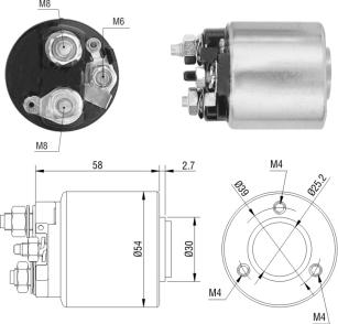 Hoffer 46212 - Elettromagnete, Motore d'avviamento autozon.pro