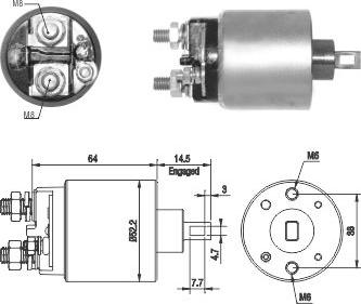 Hoffer 46274 - Elettromagnete, Motore d'avviamento autozon.pro