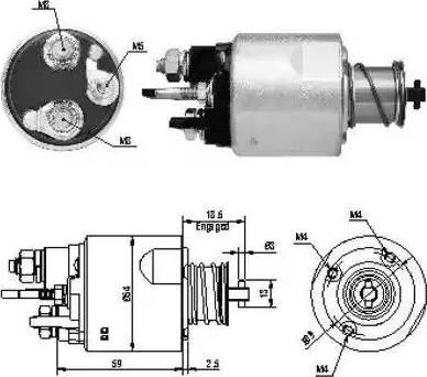 Hoffer 6646169 - Elettromagnete, Motore d'avviamento autozon.pro