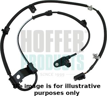 Hoffer 8290847E - Sensore, N° giri ruota autozon.pro