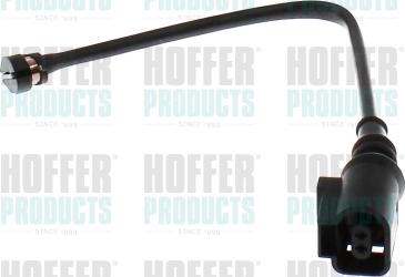 Hoffer 212189 - Contatto segnalazione, Usura past. freno / mat. d'attrito autozon.pro