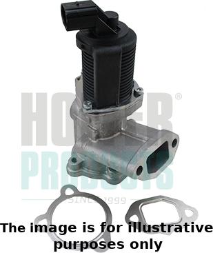 Hoffer 7518043E - Valvola ricircolo gas scarico-EGR autozon.pro