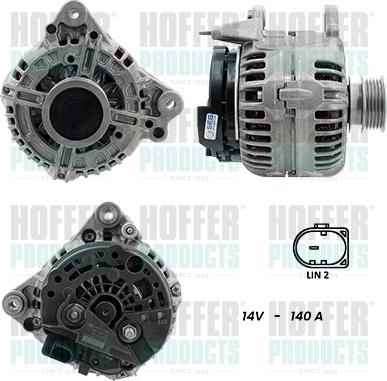 Hoffer H5510665G - Alternatore autozon.pro