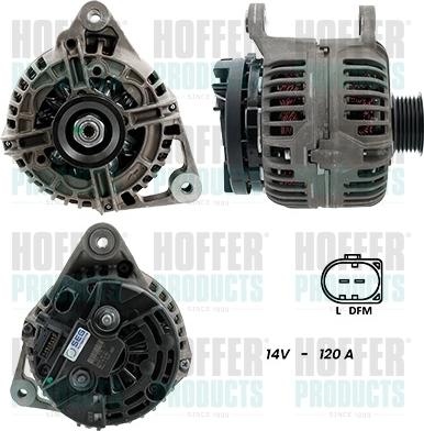 Hoffer H5510684G - Alternatore autozon.pro