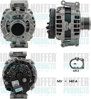 Hoffer H5510639G - Alternatore autozon.pro