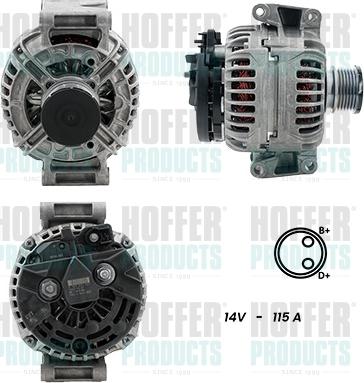 Hoffer H5510096G - Alternatore autozon.pro