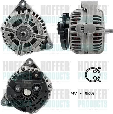 Hoffer H5510753G - Alternatore autozon.pro