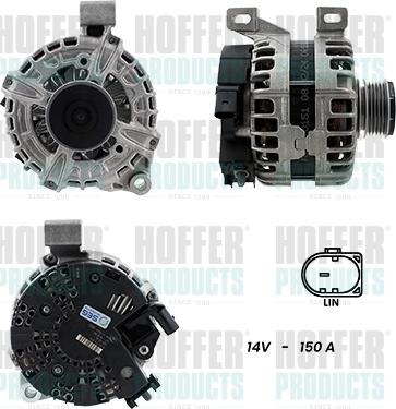 Hoffer H5510762G - Alternatore autozon.pro