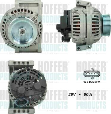 Hoffer H5610016G - Alternatore autozon.pro