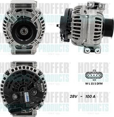 Hoffer H5610085G - Alternatore autozon.pro