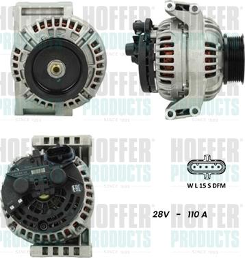 Hoffer H5610080G - Alternatore autozon.pro