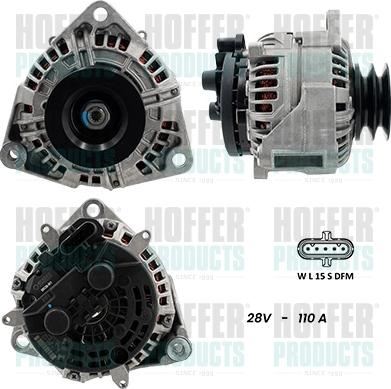 Hoffer H5610081G - Alternatore autozon.pro