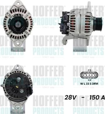 Hoffer H5610074G - Alternatore autozon.pro