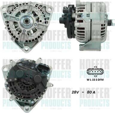 Hoffer H5610076G - Alternatore autozon.pro