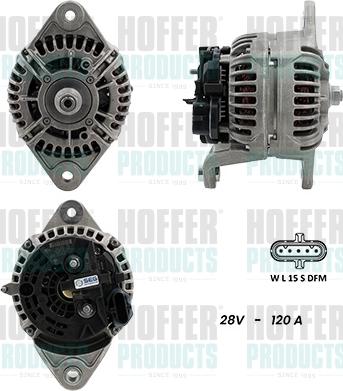 Hoffer H5610166G - Alternatore autozon.pro