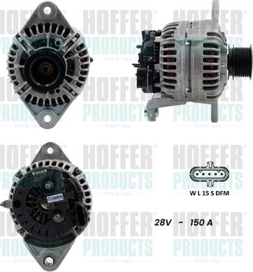 Hoffer H5610167G - Alternatore autozon.pro