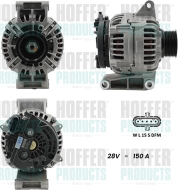 Hoffer H5610176G - Alternatore autozon.pro