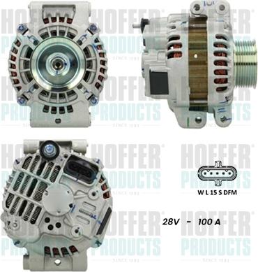 Hoffer H5635134G - Alternatore autozon.pro