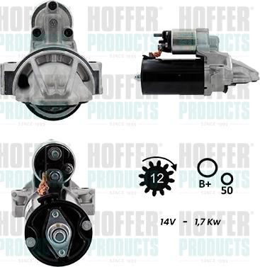 Hoffer H5015108G - Motorino d'avviamento autozon.pro