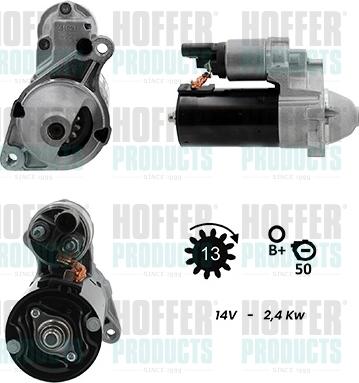 Hoffer H5010949G - Motorino d'avviamento autozon.pro