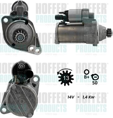 Hoffer H5010958G - Motorino d'avviamento autozon.pro