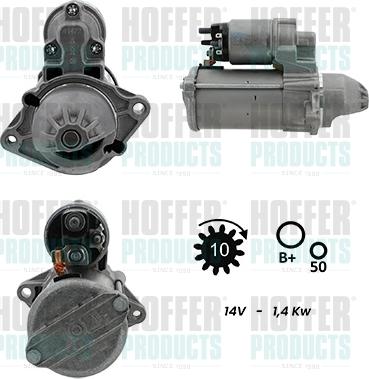 Hoffer H5010966G - Motorino d'avviamento autozon.pro