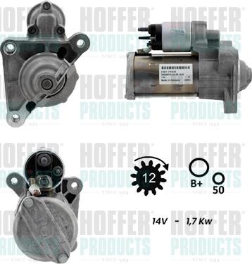 Hoffer H5010968G - Motorino d'avviamento autozon.pro