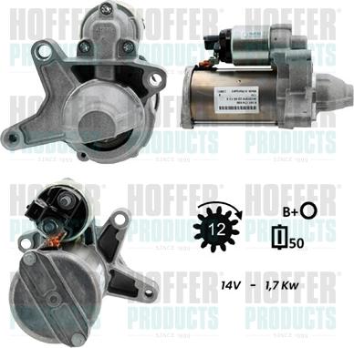 Hoffer H5010967G - Motorino d'avviamento autozon.pro