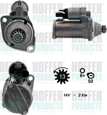 Hoffer H5010986G - Motorino d'avviamento autozon.pro