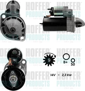 Hoffer H5010981G - Motorino d'avviamento autozon.pro