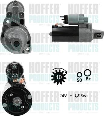 Hoffer H5010926G - Motorino d'avviamento autozon.pro