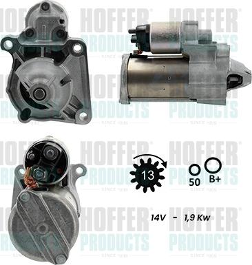 Hoffer H5010496G - Motorino d'avviamento autozon.pro