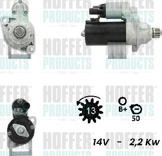 Hoffer H5010442G - Motorino d'avviamento autozon.pro