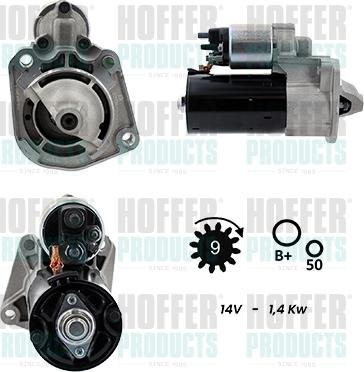 Hoffer H5010458G - Motorino d'avviamento autozon.pro