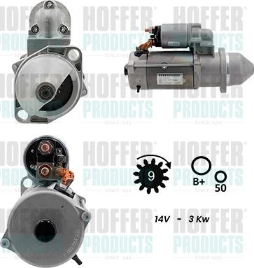 Hoffer H5010403G - Motorino d'avviamento autozon.pro