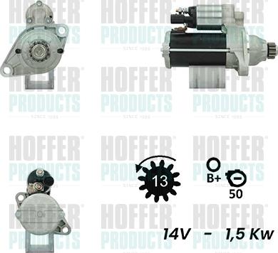 Hoffer H5010415G - Motorino d'avviamento autozon.pro