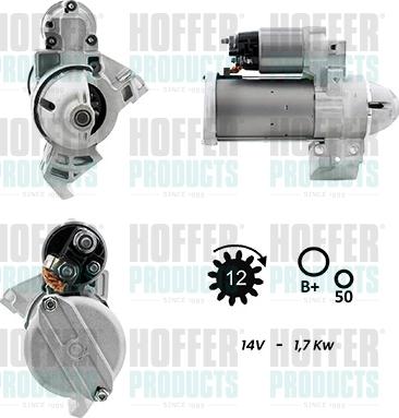 Hoffer H5010434G - Motorino d'avviamento autozon.pro