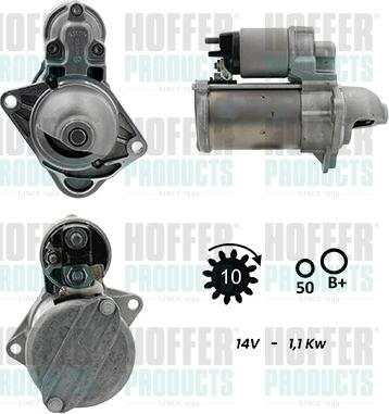 Hoffer H5010545G - Motorino d'avviamento autozon.pro