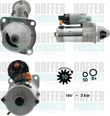 Hoffer H5010507G - Motorino d'avviamento autozon.pro