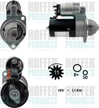 Hoffer H5010095G - Motorino d'avviamento autozon.pro