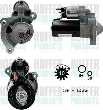 Hoffer H5010040G - Alternatore motorino d'avviamento autozon.pro