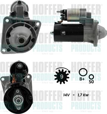 Hoffer H5010007G - Motorino d'avviamento autozon.pro