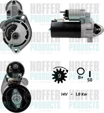 Hoffer H5010012G - Motorino d'avviamento autozon.pro