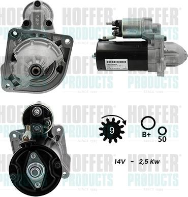 Hoffer H5010084G - Motorino d'avviamento autozon.pro