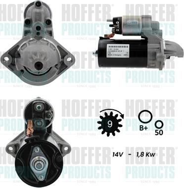 Hoffer H5010087G - Motorino d'avviamento autozon.pro