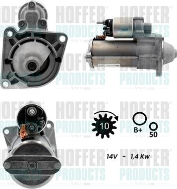 Hoffer H5010190G - Motorino d'avviamento autozon.pro