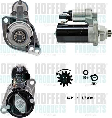 Hoffer H5010163G - Motorino d'avviamento autozon.pro