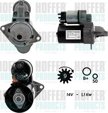 Hoffer H5010139G - Motorino d'avviamento autozon.pro