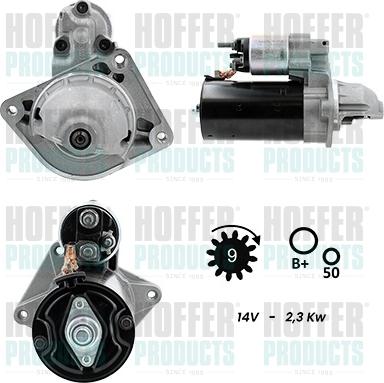 Hoffer H5010366G - Motorino d'avviamento autozon.pro